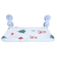 Hamac pour chat de fenêtre à ventouses, pliable, motif sapins de Noël, 52 x 30 cm, vue 7