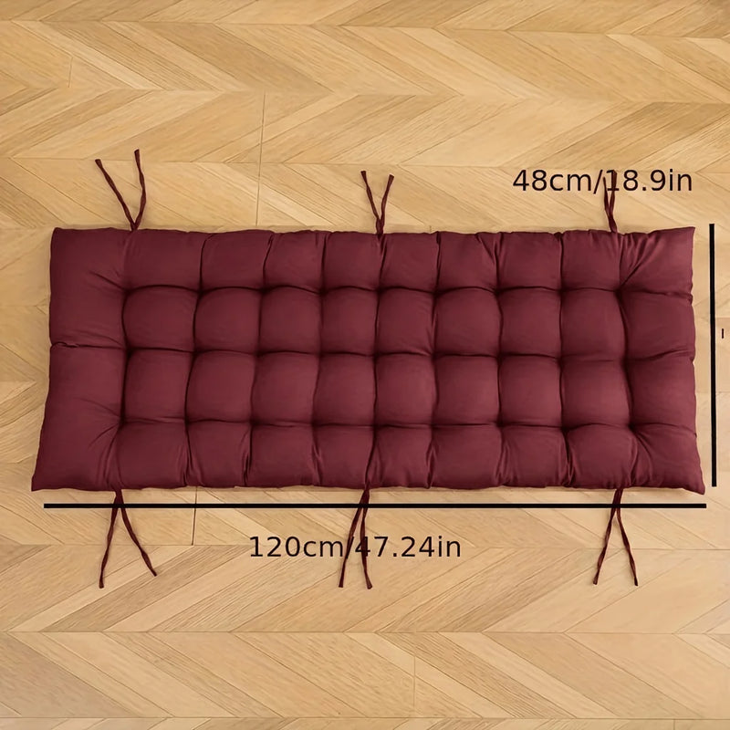 Coussin d'Assise 120 x 48 cm pour Fauteuil Suspendu, Banc et Canapé, Antidérapant