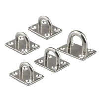 Platine à Anneau Carrée en Inox 304 pour Hamac, 4 à 8 mm, vue 4