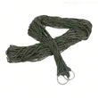 Hamac Filet de Camping en Nylon Épais, 1 Place, Vert Militaire