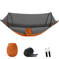 Hamac de Camping avec Moustiquaire Intégrée, Nylon Ultra-léger 720 g, Sangles et Mousquetons, vue 12