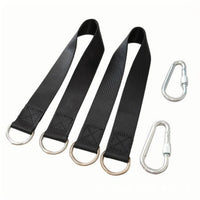 Paire de Sangles à Anneaux en D pour Hamac, Mousquetons à Vis, 30 à 200 cm, vue 8