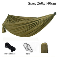 Hamac de Camping Double en Nylon, avec ou sans Moustiquaire, 260 x 140 cm, vue 12