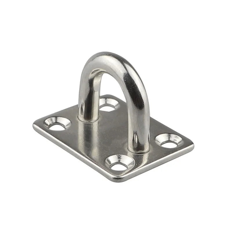 Platine à Anneau Carrée en Inox 304 pour Hamac, 4 à 8 mm, vue 5