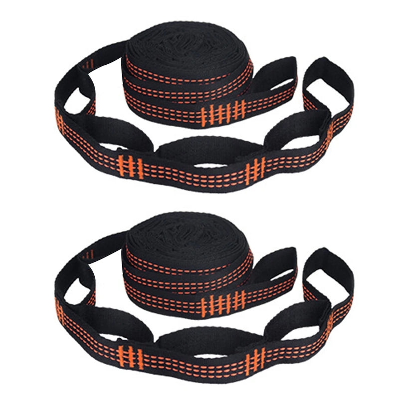 Sangles de Hamac Renforcées en Polyester 200 x 2,5 x 0,3 cm, Paire pour Arbres, vue 8