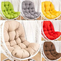 Coussin Fauteuil Œuf Épais 120 x 80 cm, Tissu Brossé, 13 Coloris, vue 2
