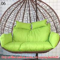 Housse de Coussin pour Fauteuil Suspendu Œuf Double 110 cm, sans Garnissage, 16 Coloris et Motifs, vue 11