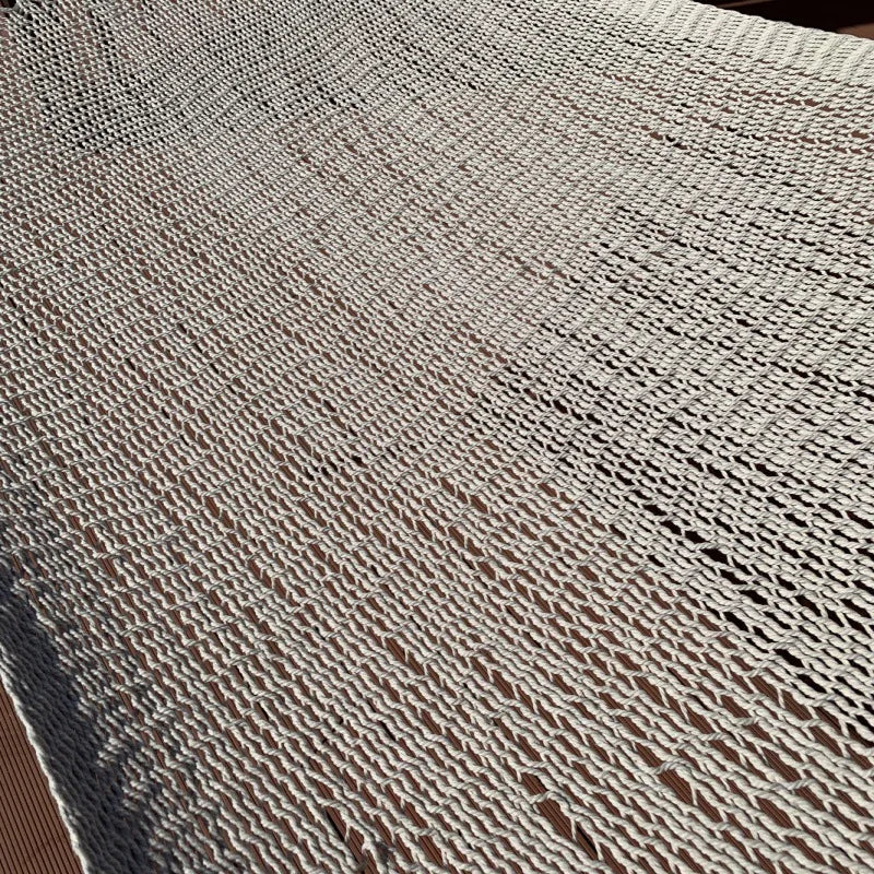 Hamac Double à Barres en Filet de Coton, 200 x 150 cm, vue 3