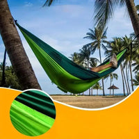 Hamac de Camping Ultra-Léger en Tissu Parachute, 220 x 90 cm, 4 Coloris