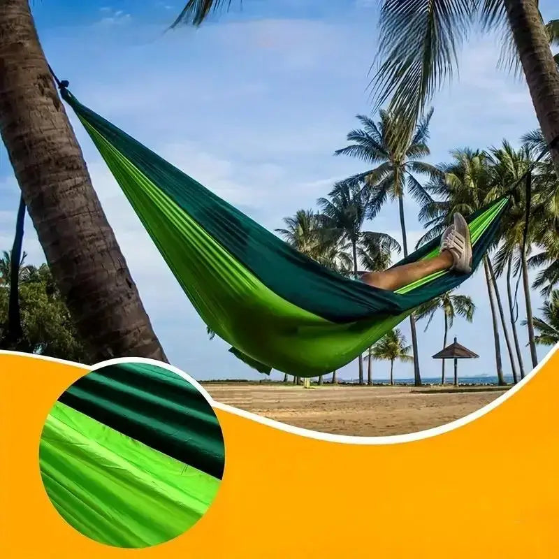 Hamac de Camping Ultra-Léger en Tissu Parachute, 220 x 90 cm, 4 Coloris