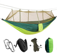 Hamac 2 Places avec Moustiquaire en Tissu Parachute, 260 x 140 cm, Bâche en Option, vue 8
