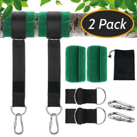 Sangles pour Hamac et Balançoire, Kit de 2 avec Mousquetons et Sac de Rangement, vue 8