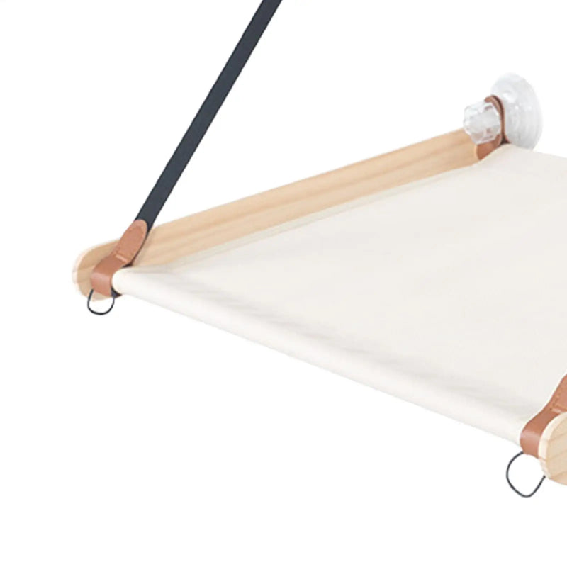 Hamac pour Chat de Fenêtre Pliable en Bois et Tissu Oxford, 51 x 38 x 46 cm, vue 5