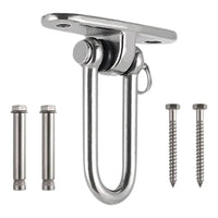 Platine de Suspension Pivotante Inox 304 pour Hamac et Chaise Suspendue, vue 7