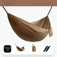 Hamac de Camping Pliable, 210 x 140 cm ou 270 x 140 cm, 7 Coloris, vue 13
