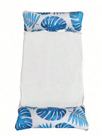 Hamac Gonflable de Piscine 4 en 1 en PVC, Filet Respirant, Marguerites ou Feuilles, 129,5 x 70 cm, vue 6