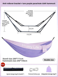 Hamac sur Pied Pliable en Acier, Moustiquaire, Toile ou Fauteuil, 15 Modèles, vue 20