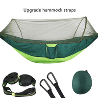 Hamac de Camping Pop-Up avec Moustiquaire, Nylon 210T, 250 x 120 cm, 8 Coloris, vue 13