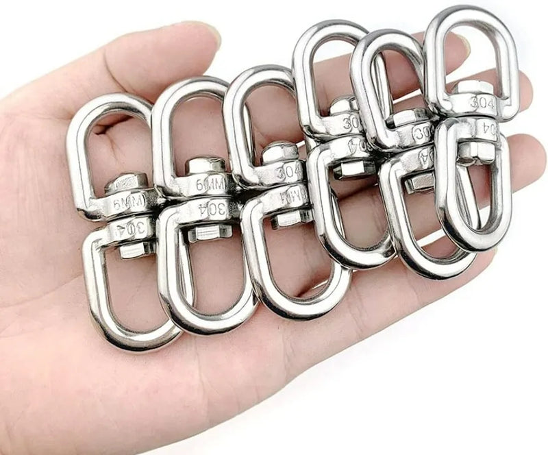 Émerillon Double Inox 304 pour Hamac et Fauteuil Suspendu, M4 à M10, vue 2