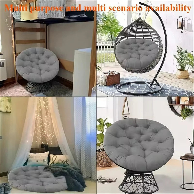 Coussin Rond pour Fauteuil Suspendu ou en Rotin, 40 à 90 cm, vue 6