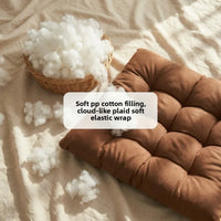 Coussin pour Fauteuil Suspendu Œuf, Assise et Dossier Matelassés, Crème ou Rouge, vue 4