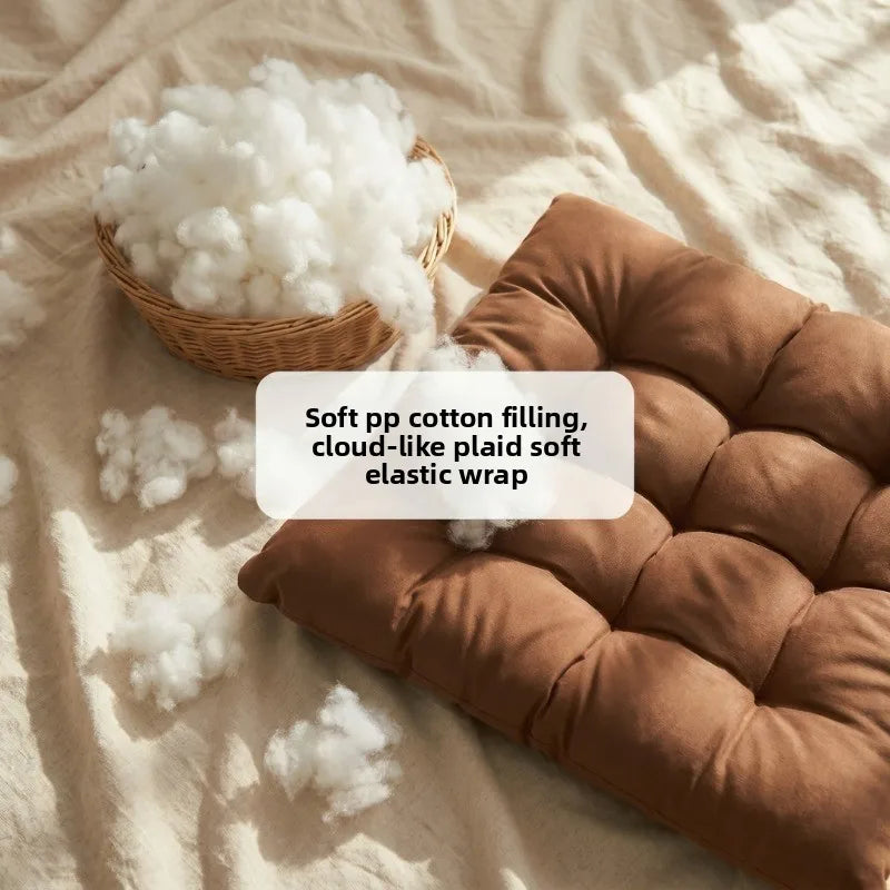 Coussin pour Fauteuil Suspendu Œuf, Assise et Dossier Matelassés, Crème ou Rouge, vue 4