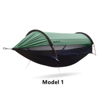 Hamac de camping avec moustiquaire tunnel et toit amovible, 270 x 140 cm, vue 11
