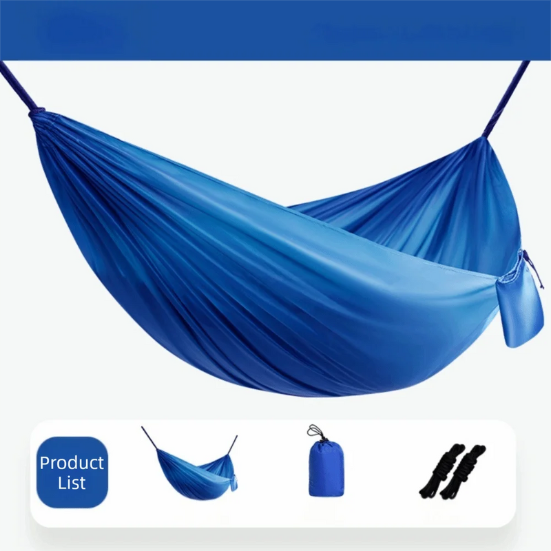 Hamac de voyage en nylon, 1 ou 2 places, 5 coloris, sac et sangles, vue 10