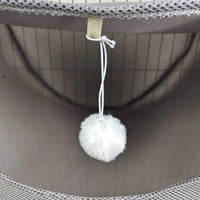 Hamac pour Chat à Suspendre en Cage, Maille Respirante avec Pompon, vue 3