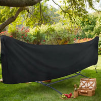 Housse de Protection pour Hamac sur Pied en Polyester Noir, 285 x 80 x 17 cm, vue 2