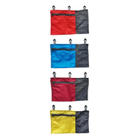 Organiseur de hamac à poches zippées, pochette suspendue coulissante 27 x 17 cm, rouge, bleu ou jaune, vue 2