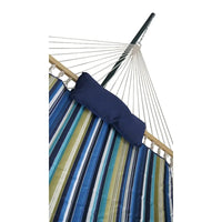 Hamac en Corde de Coton sur Pied, Support Acier 4,57 m avec Matelas, vue 5