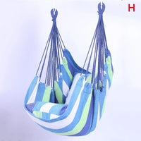 Chaise Hamac Suspendue à Barre en Bois, 130 x 100 cm, 8 Coloris, vue 12