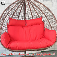 Housse de Coussin pour Fauteuil Suspendu Œuf Double 110 cm, sans Garnissage, 16 Coloris et Motifs, vue 19