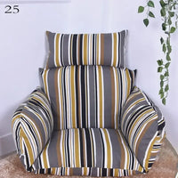 Housse de Coussin Fauteuil Œuf Suspendu avec Appui-Tête, Sans Garnissage, 32 Modèles, vue 26