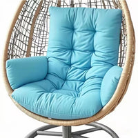 Coussin Fauteuil Suspendu Œuf Matelassé, Dossier et Côtés, 120 x 60 cm, vue 20