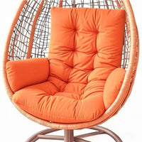 Coussin Fauteuil Suspendu Œuf Matelassé, Dossier et Côtés, 120 x 60 cm, vue 14