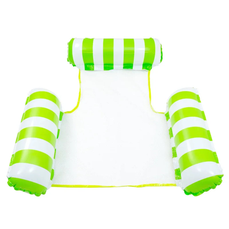 Hamac Gonflable de Piscine Flottant en PVC avec Appui-Tête, 110 x 100 cm, vue 20