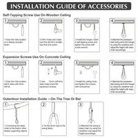 Hamac Suspendu Élastique en Polyamide, 150 x 280 cm, Kit de Fixation, Yoga Aérien, vue 6