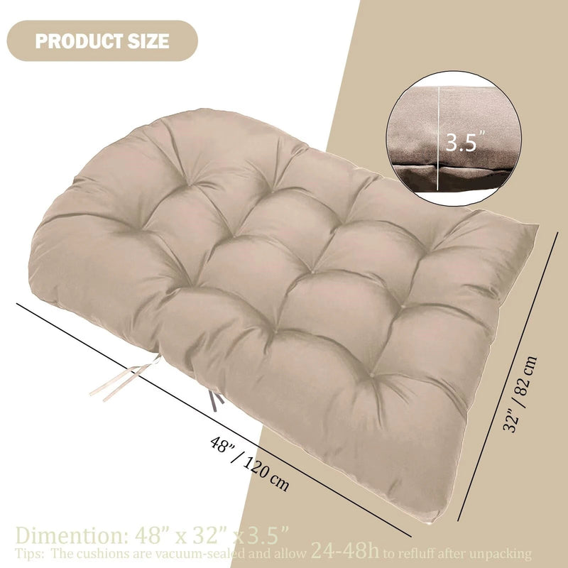 Coussin Fauteuil Œuf Suspendu 120 x 82 cm, Garnissage 1,5 ou 1,9 kg, vue 6