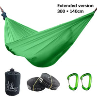 Hamac de Camping Ultraléger en Nylon de Parachute 380T, 260 ou 300 cm, vue 7
