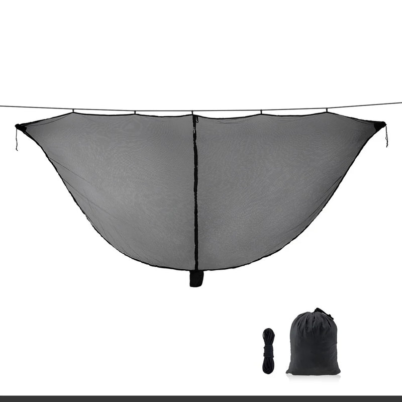 Moustiquaire pour Hamac Séparée à Suspendre, Noir, Gris Clair ou Vert Militaire, vue 7