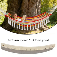 Barres d'Écartement pour Hamac en Bois, Arquées, Lot de 2, 50 cm, vue 2