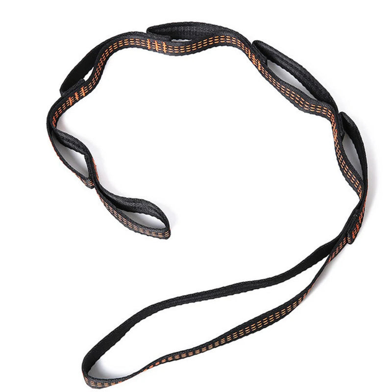 Sangle à boucles réglable pour hamac, 2,5 cm, 7 ou 11 boucles