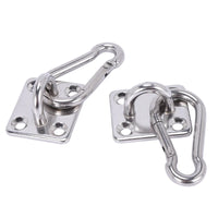 Platines de Fixation Murale ou Plafond en Inox avec Mousquetons, Lot de 2, vue 5