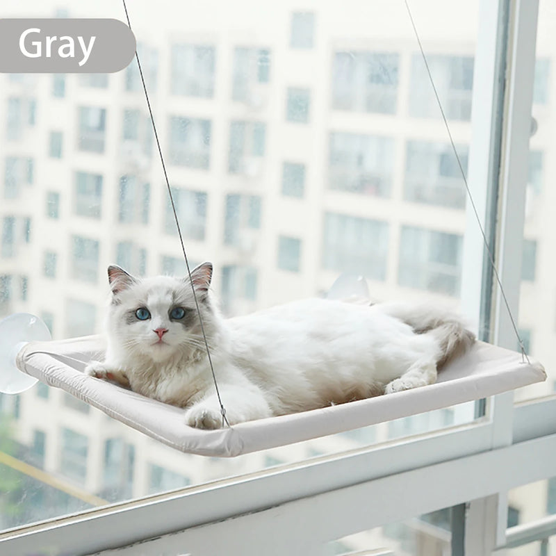 Hamac pour Chat de Fenêtre à 4 Ventouses en Tissu Oxford, Housse Lavable, 55 x 35 cm, vue 10