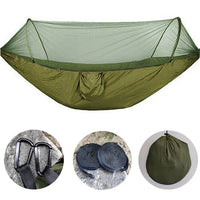 Hamac de camping double avec moustiquaire, sangles et bâche en option, vue 8