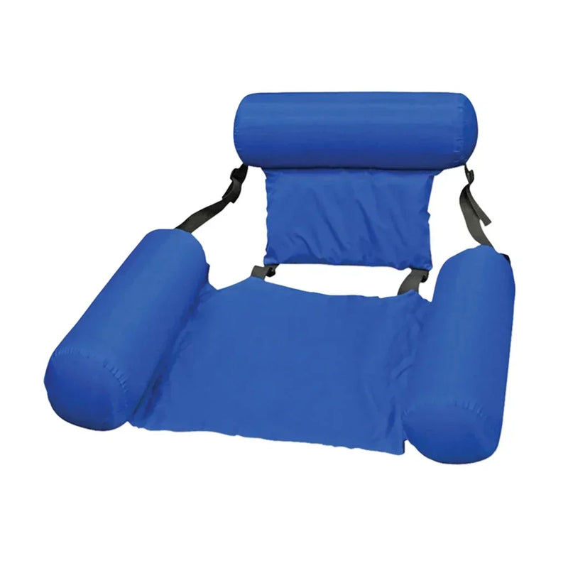 Hamac Gonflable de Piscine en Forme de Fauteuil Flottant, Pliable, 100 x 120 cm, vue 10