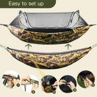 Sous-Couette pour Hamac Isolante 240 x 110 cm, Coton Creux 250 g/m², Camouflage ou Vert Militaire, vue 6