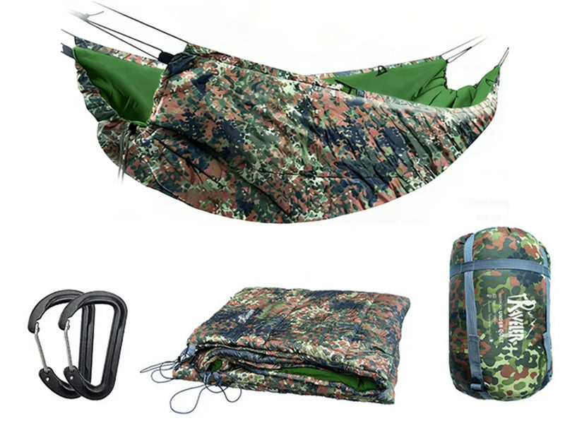 Hamac de Camping avec Moustiquaire à la Pièce, Bâche, Matelas et Sac de Couchage, vue 7